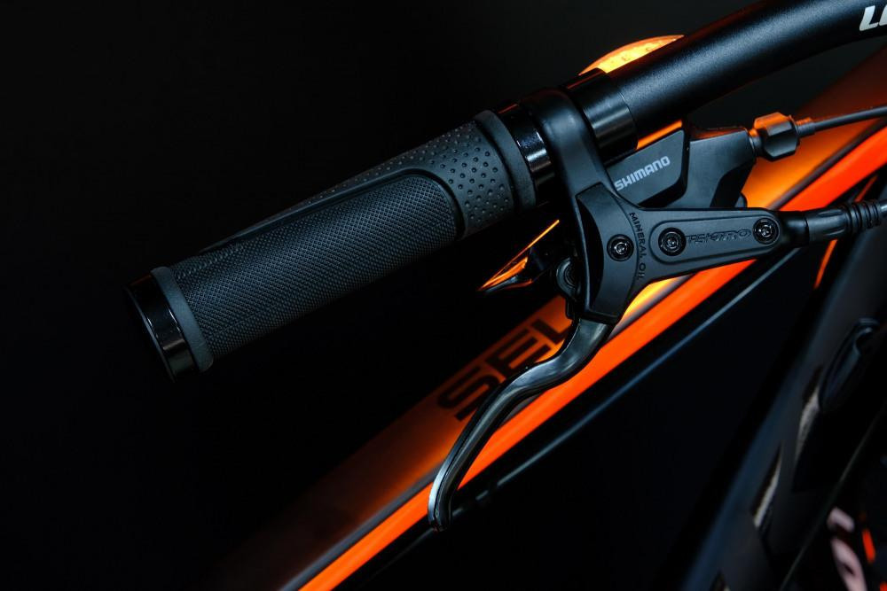 Lorak Sel 9150 Матовый Чёрный/Оранжевый 21р (на рост 183-190)