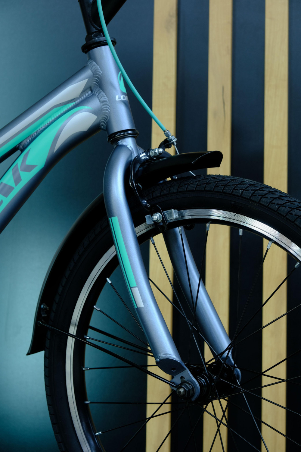 LORAK JUNIOR 20 Girl Black Матовый Серый/Светло-голубой